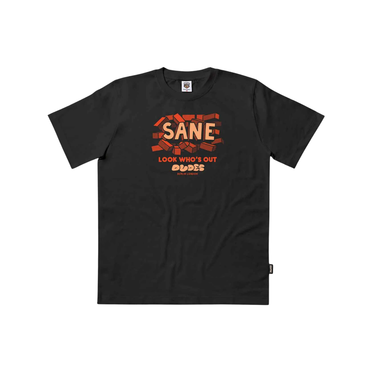 THE DUDES SANE T-SHIRT - BLACK