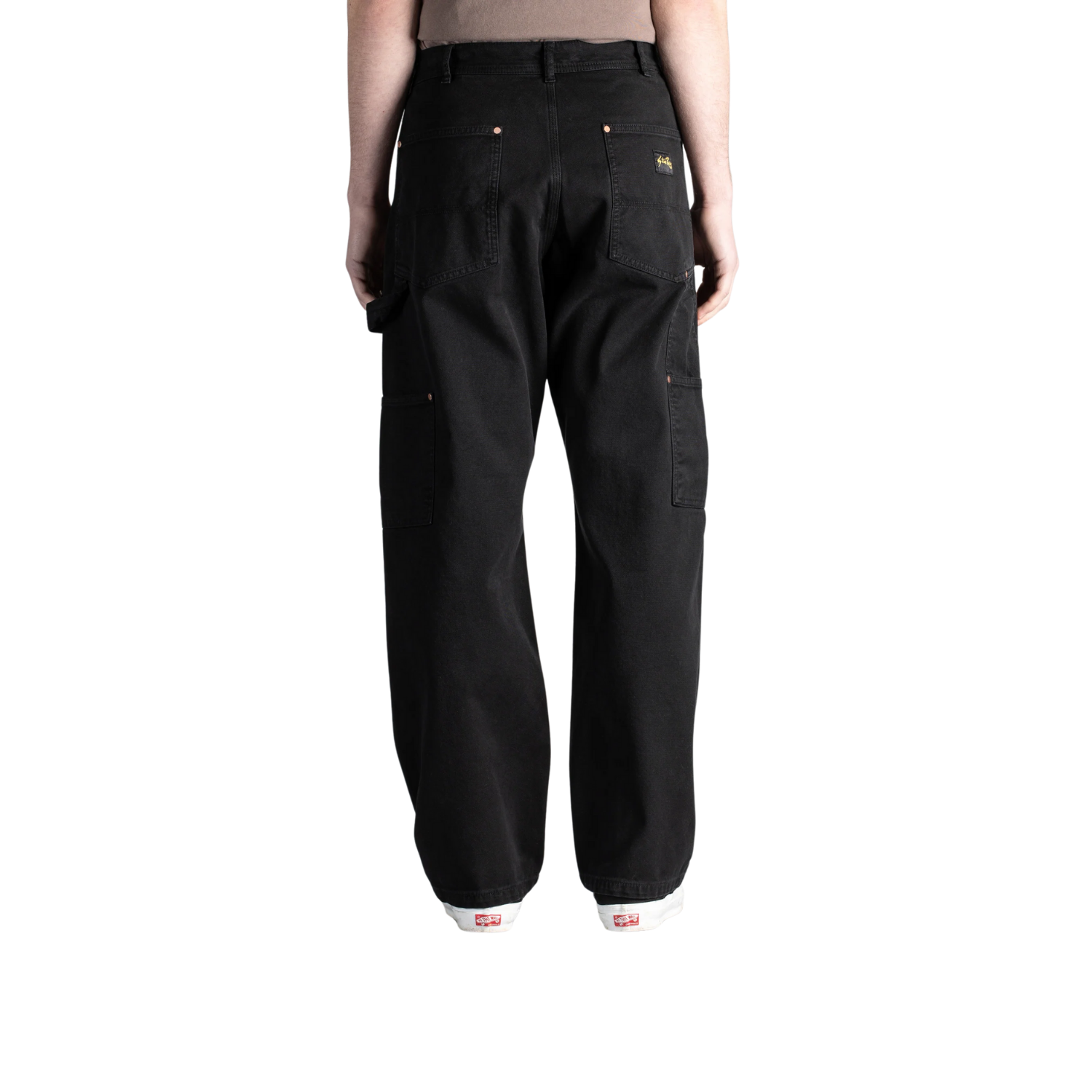 STAN RAY DOUBLE KNEE PANT - WASHED BLACK DUCK