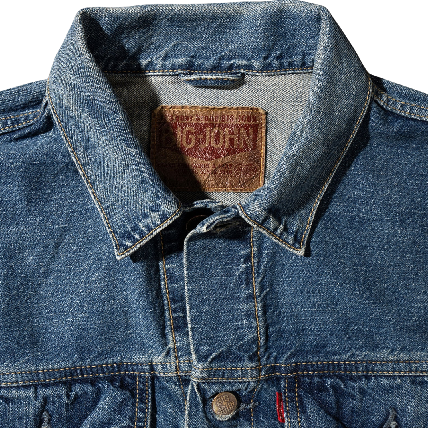 BIG JOHN M6010SL (AW) VINTAGE 60S CLASSIC TRUCKER JACKET - ANTIQUE WASH