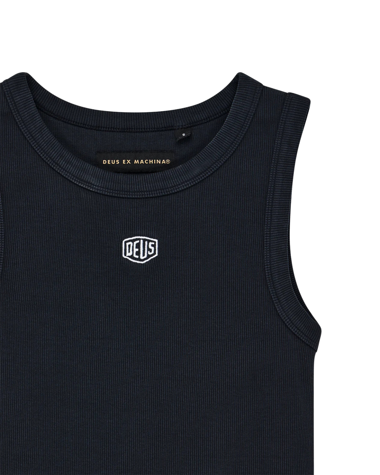 DEUS EX MACHINA SHIELD TANK - BLACK BEAUTY
