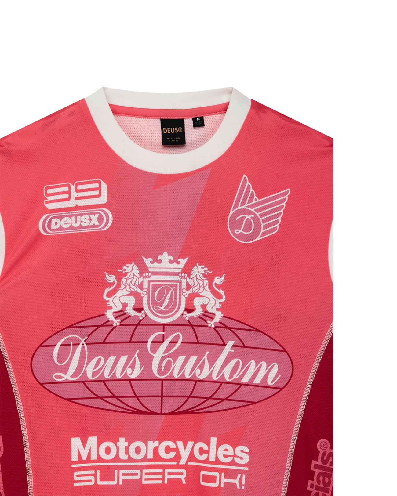 DEUS EX MACHINA PROJECT MAYHEM MOTO TANK - CHERRY