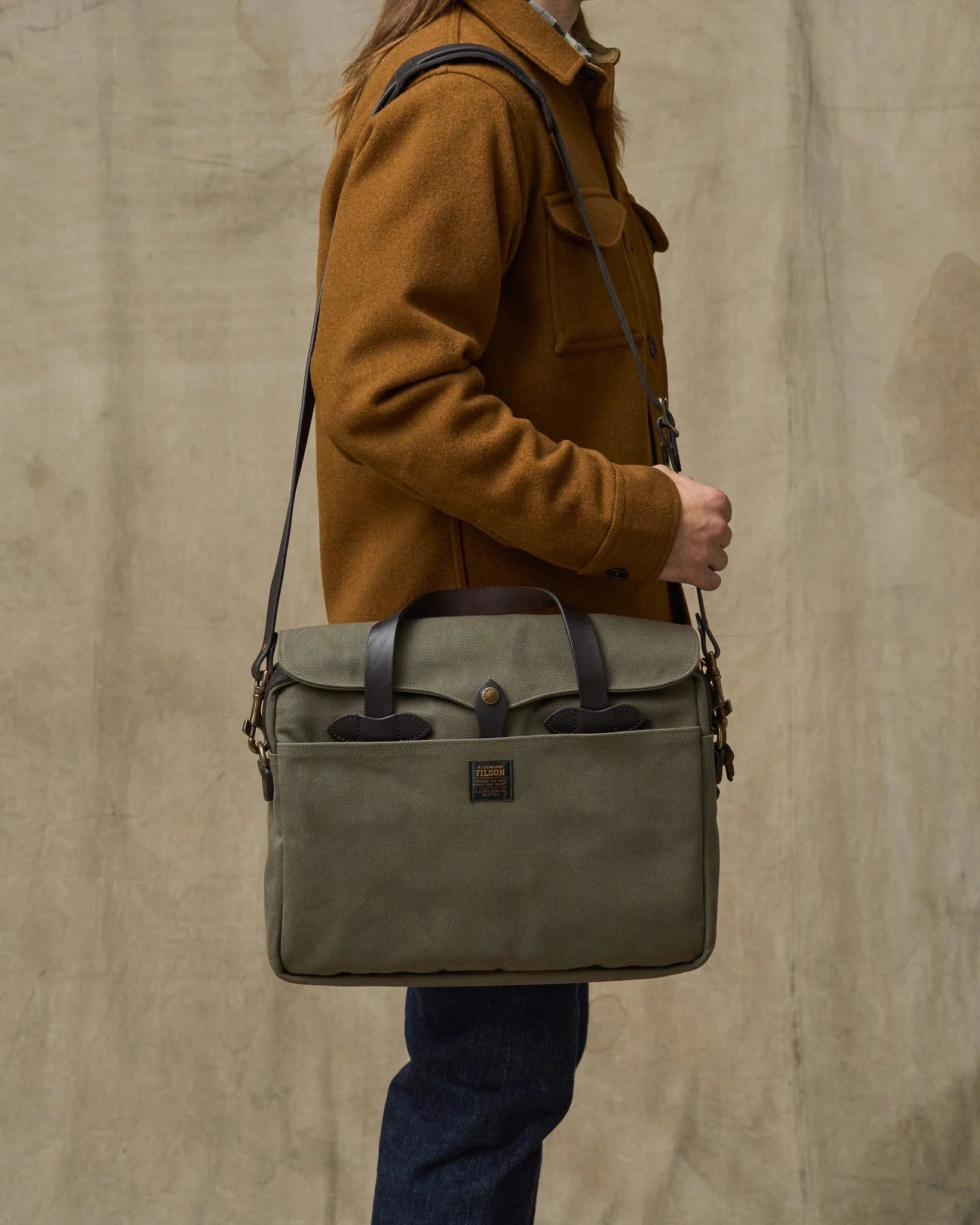 FILSON ORIGINAL BRIEFCASE - OTTER GREEN