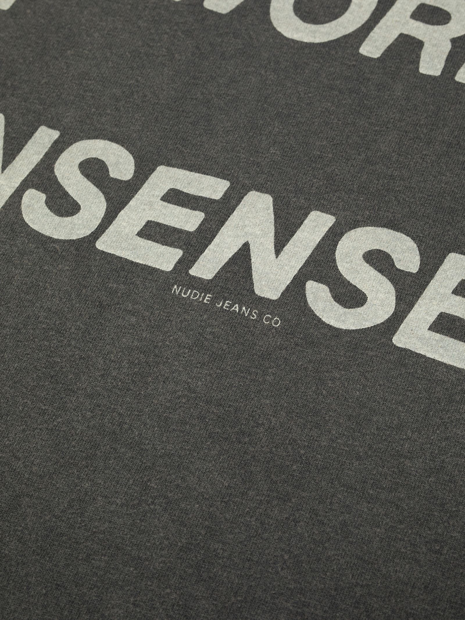 Nudie Jeans Roy Make Sense T-Shirt — Blue — view 4