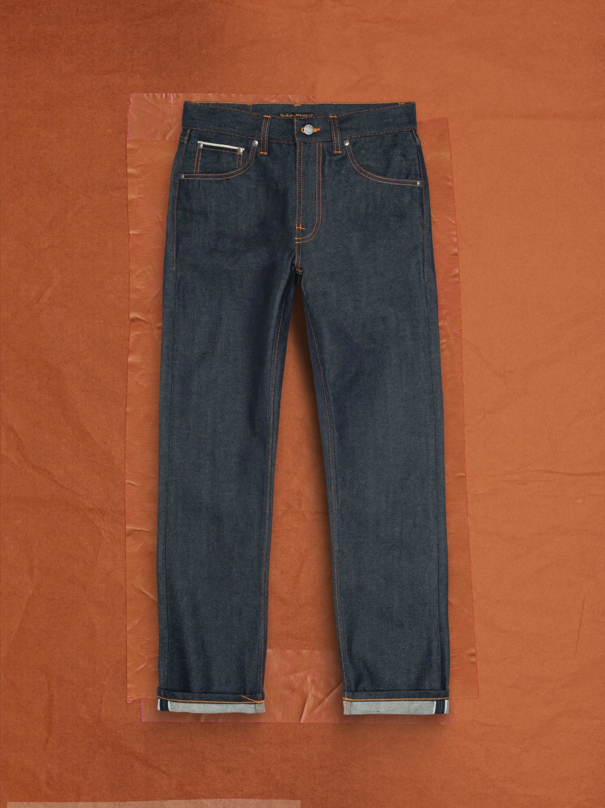 Nudie Jeans Gritty Jackson — Dry Dusk Selvage — view 3