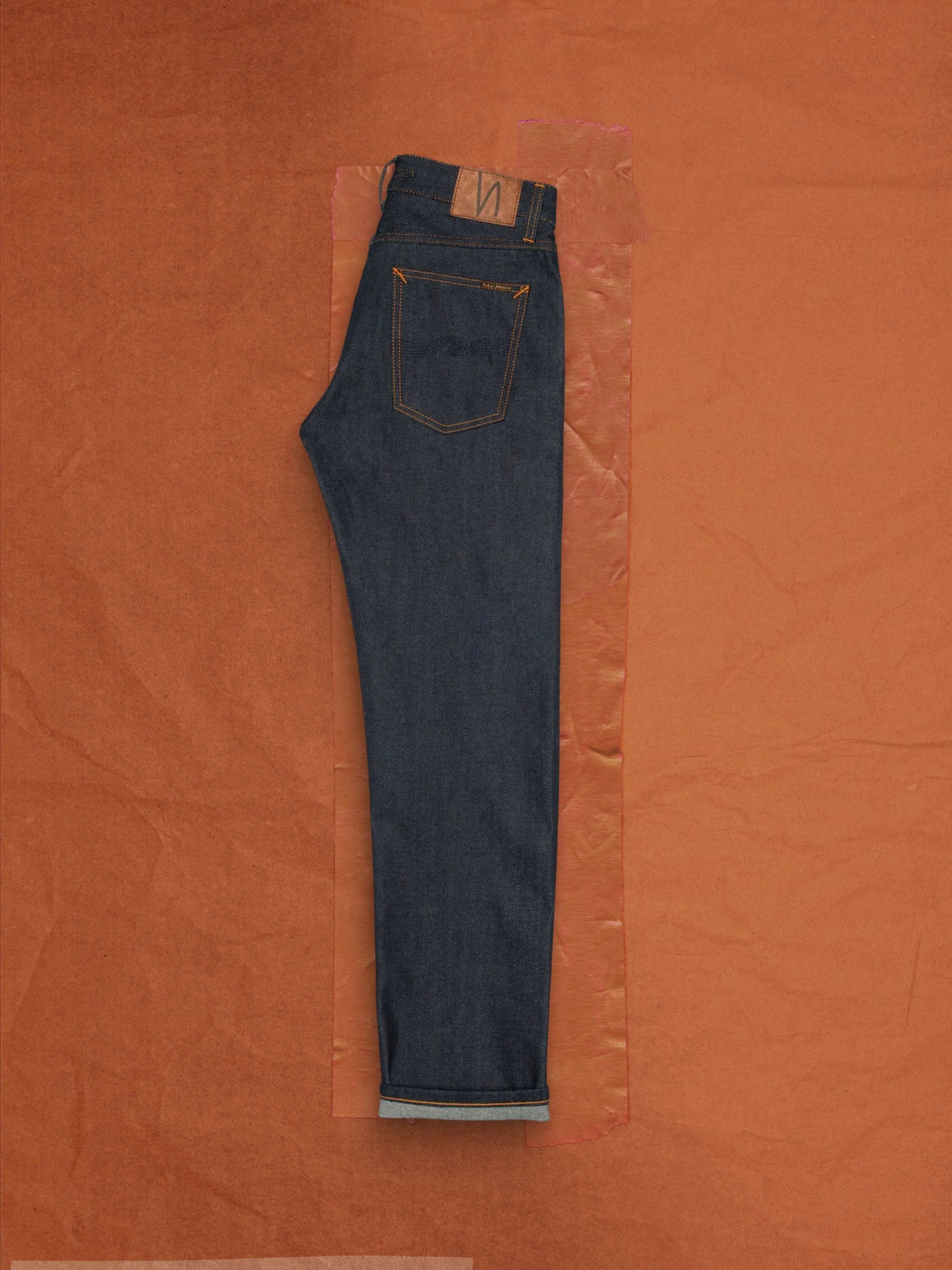 Nudie Jeans Gritty Jackson — Dry Dusk Selvage — view 4