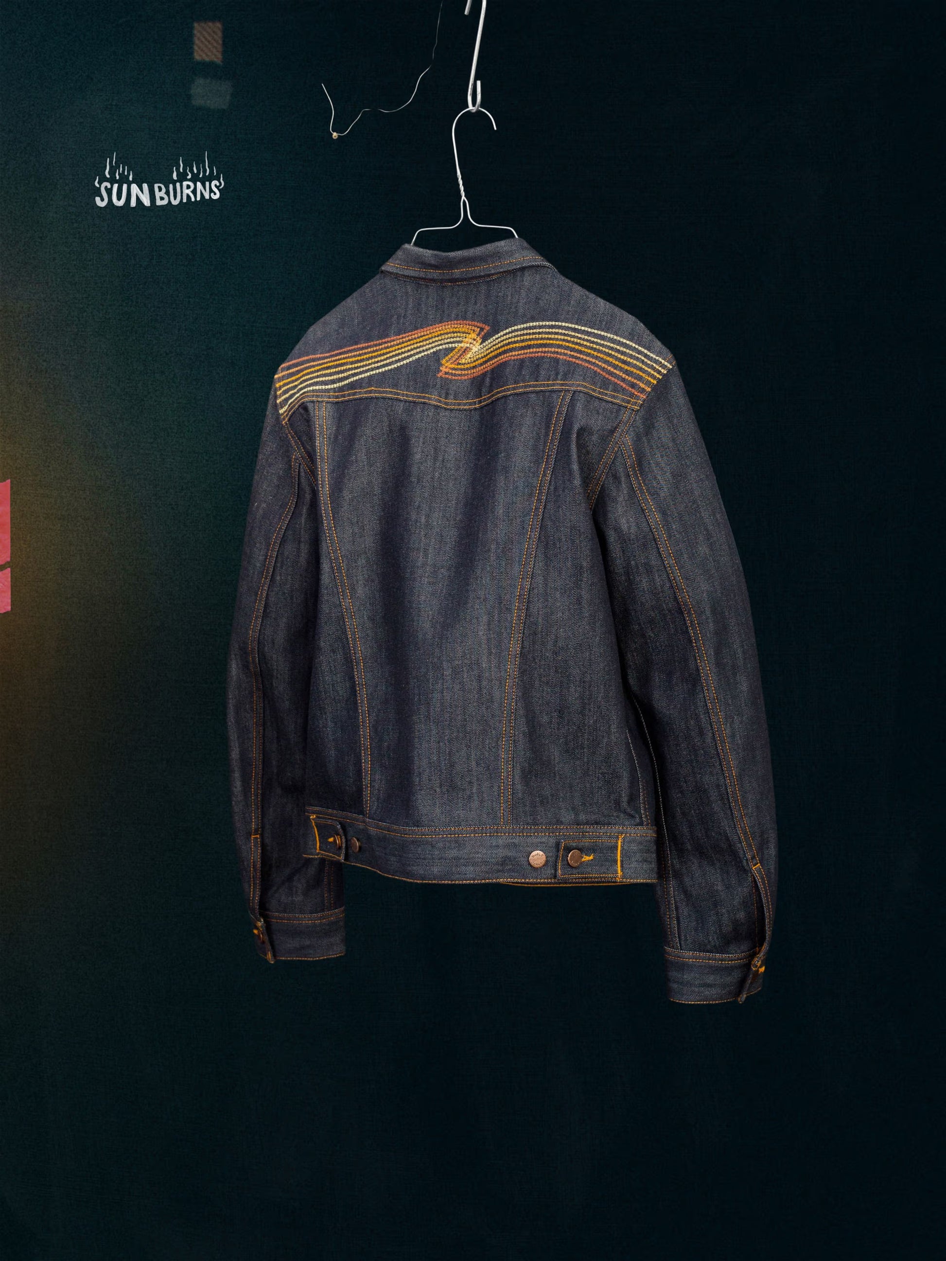 [Pre Order] Nudie Conny Denim Jacket Sunburns