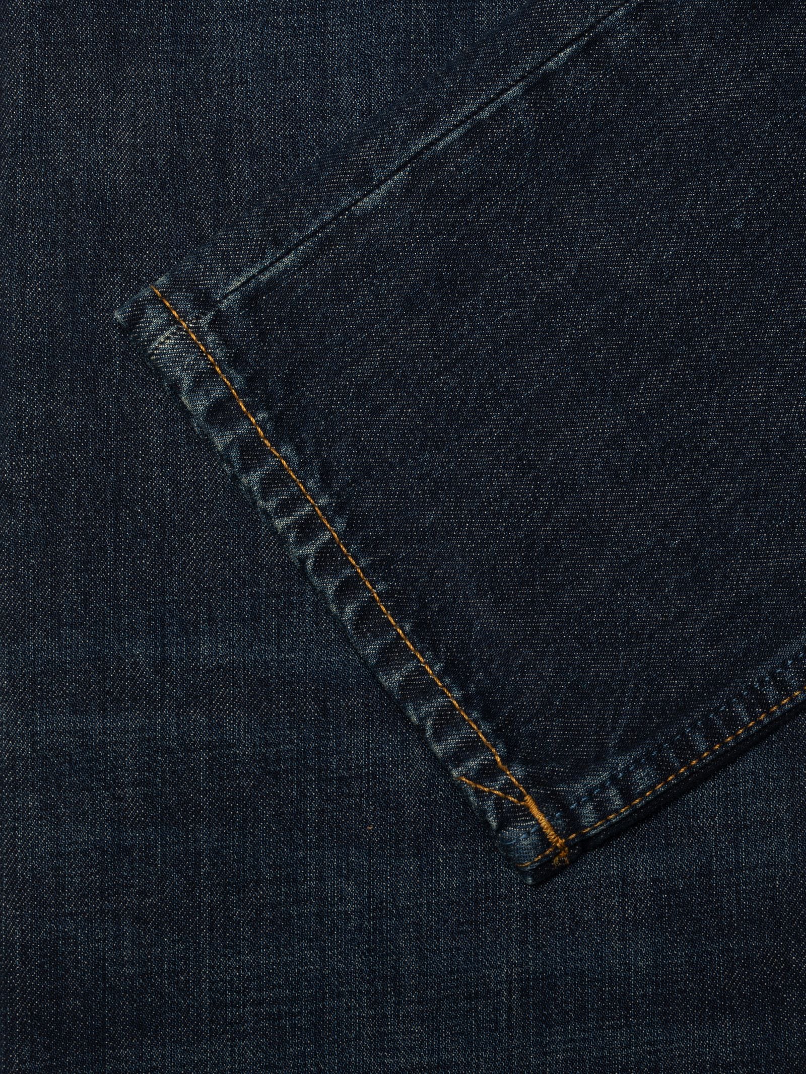 Nudie Jeans Gritty Jackson — Aged Indigo — view 7