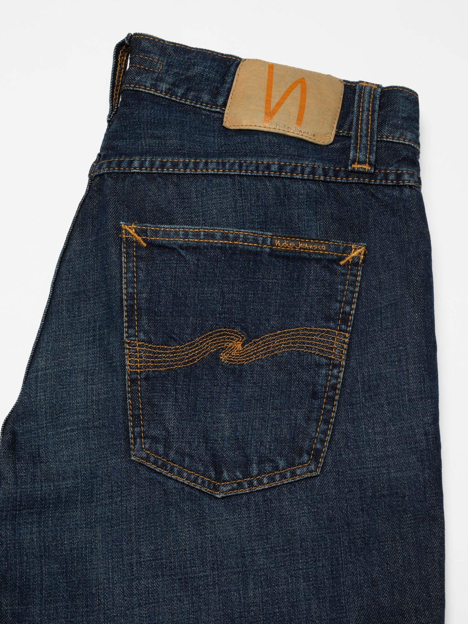 Nudie Jeans Gritty Jackson — Aged Indigo — view 5