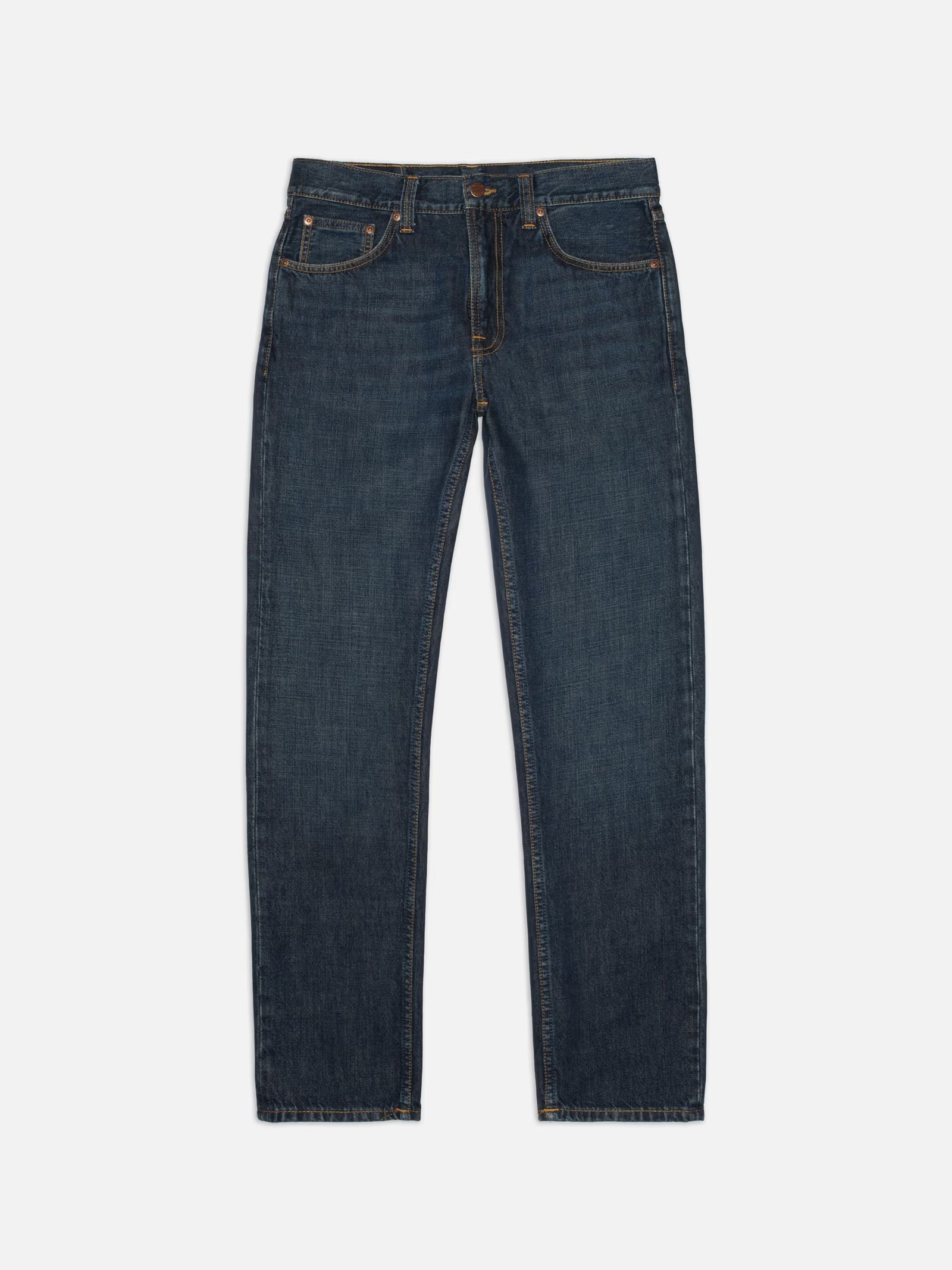 Nudie Jeans Gritty Jackson — Aged Indigo — front view