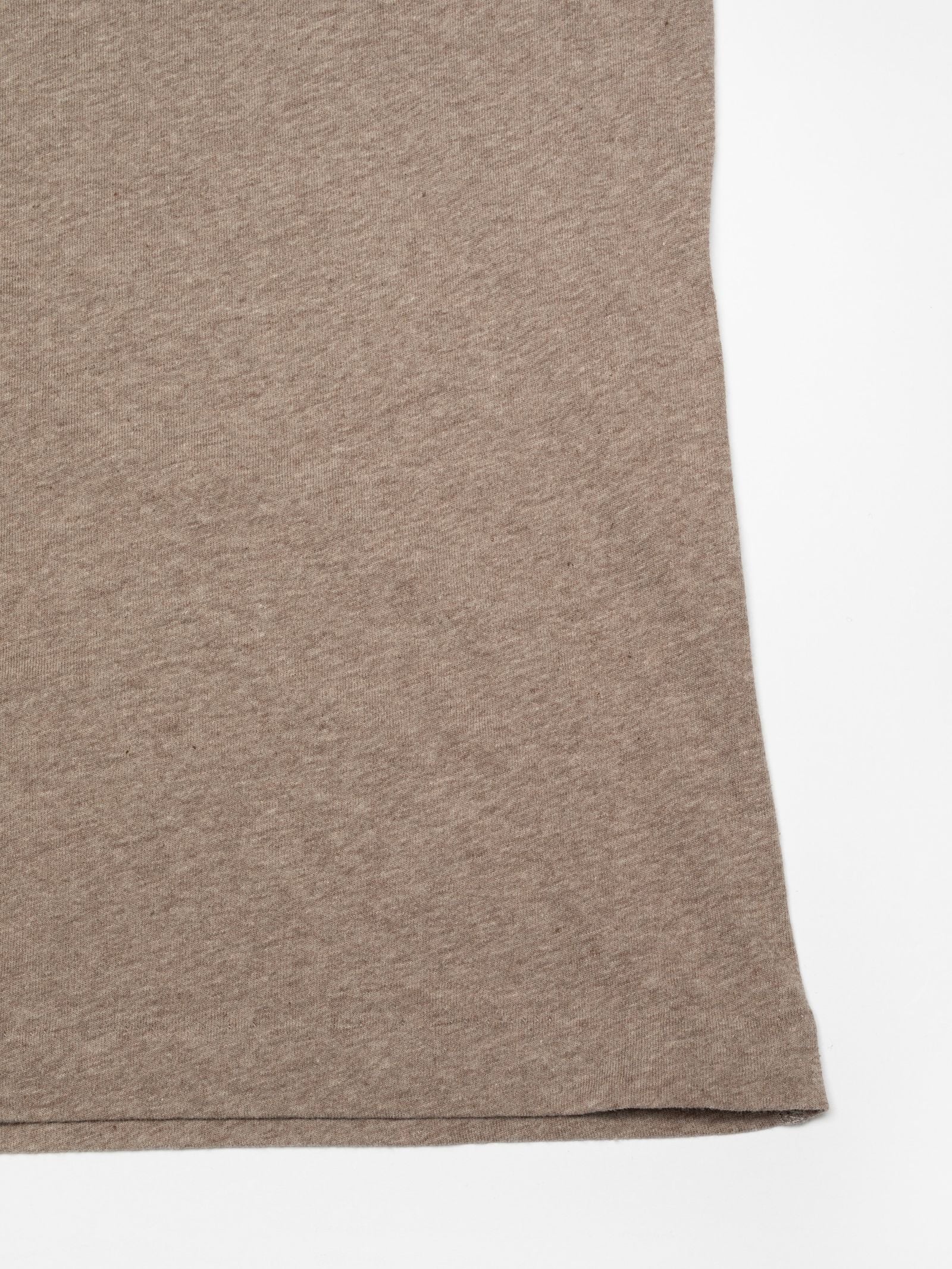 Nudie Jeans Eve Scratchy Dog T-Shirt — Beigemelange — view 2