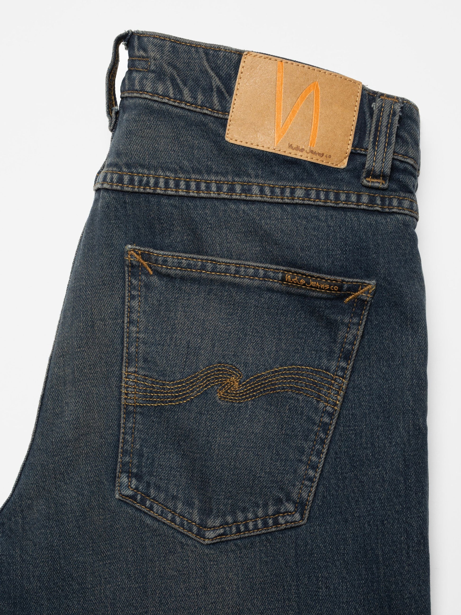 NUDIE JEANS LEAN DEAN - BLACKENED BLUE