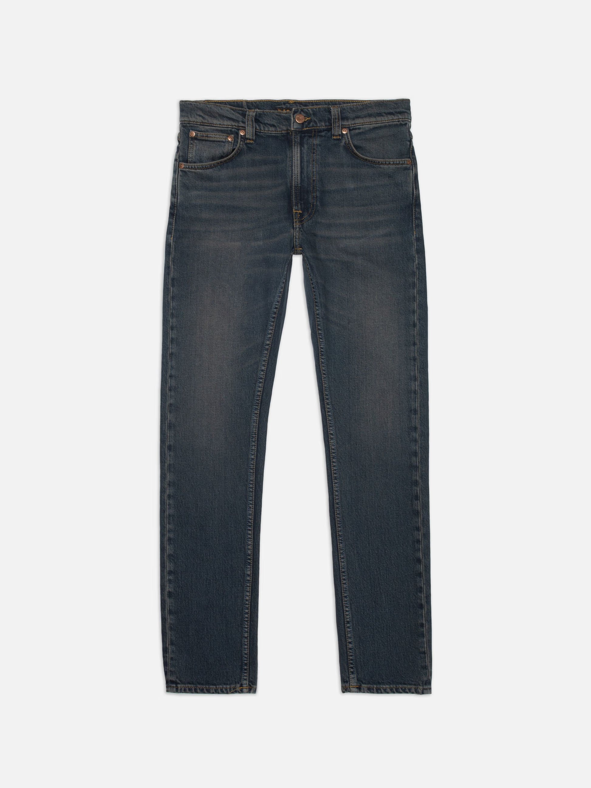 NUDIE JEANS LEAN DEAN - BLACKENED BLUE