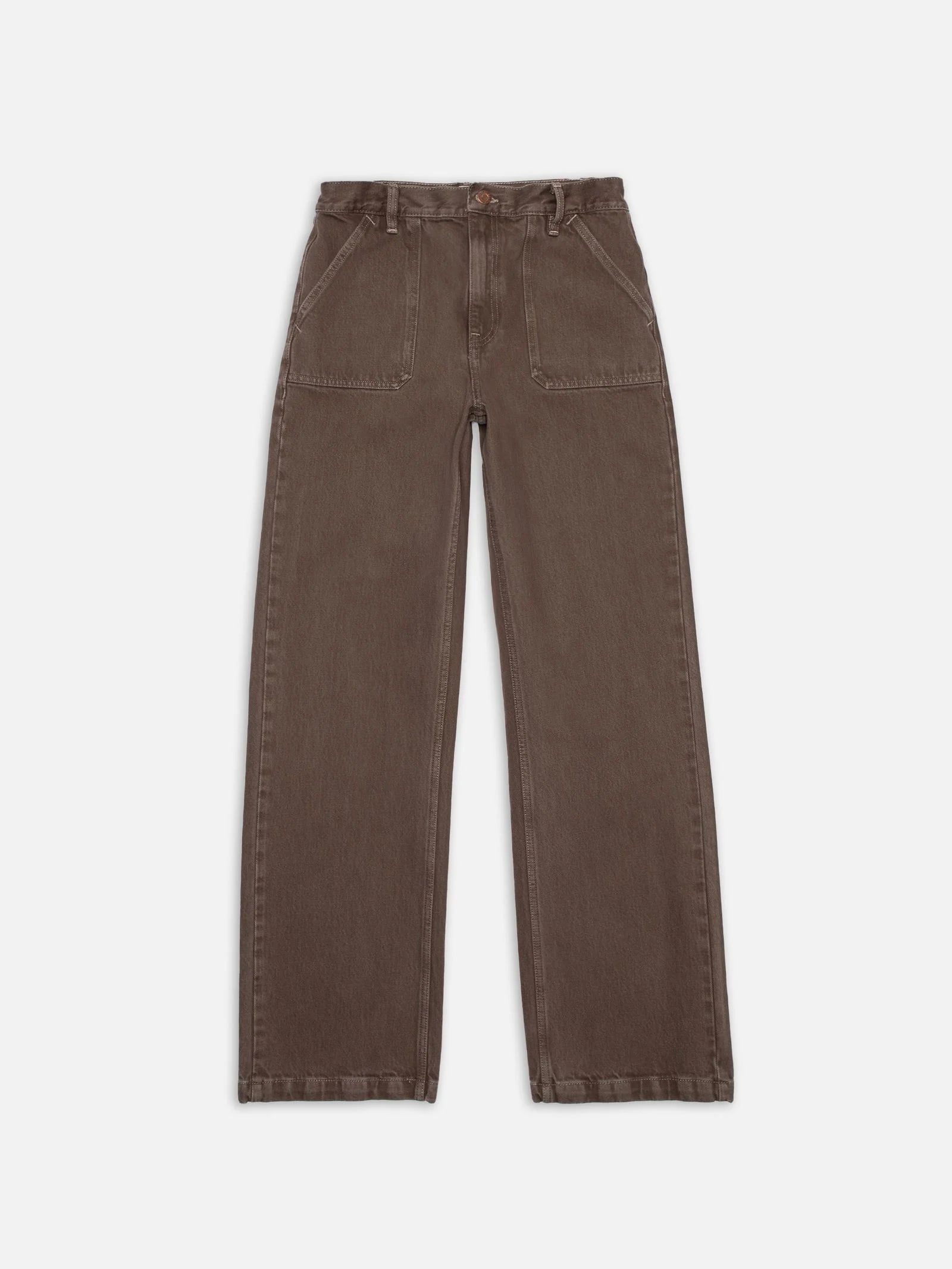 Nudie Jeans Asta Workwear Pants — Brown — view 2