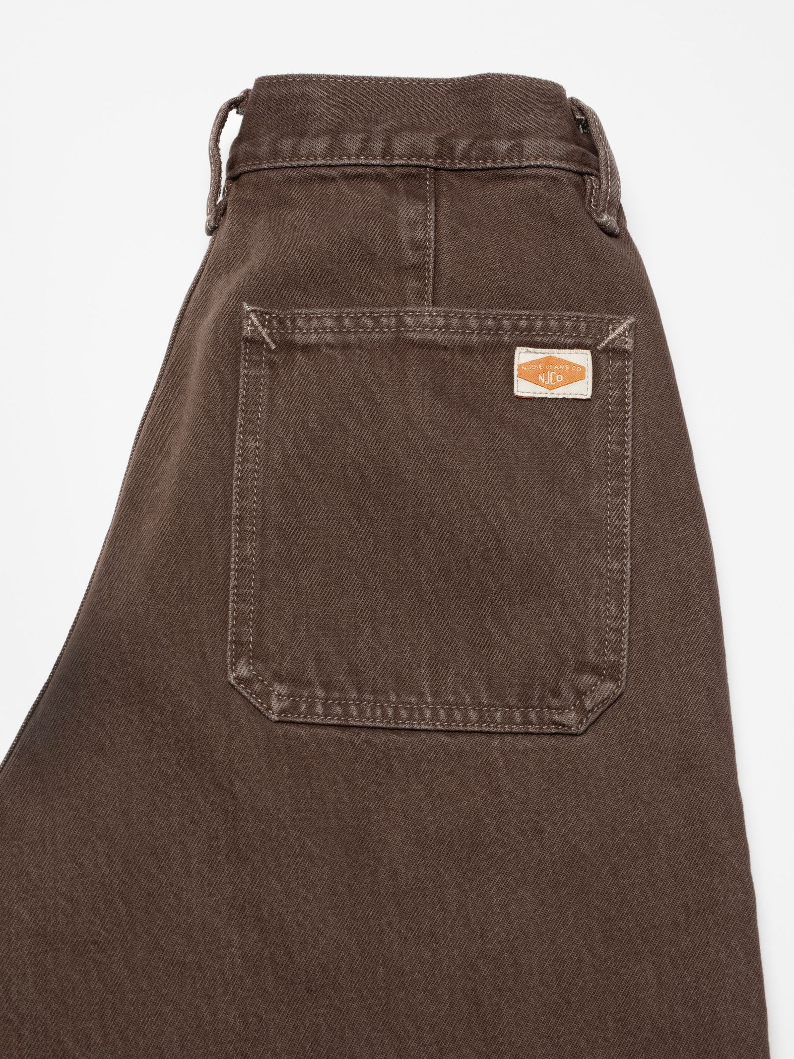 Nudie Jeans Asta Workwear Pants — Brown — view 4