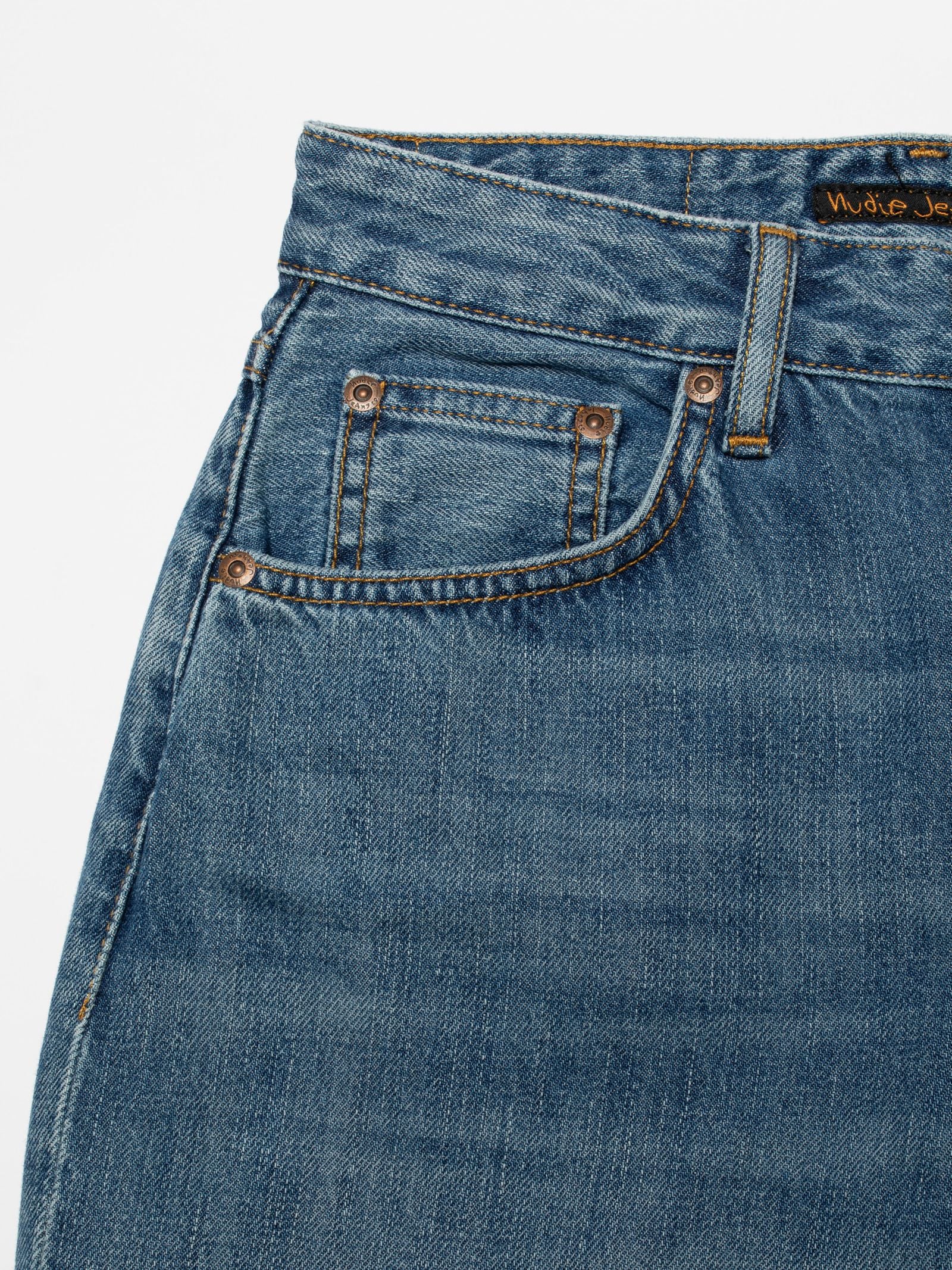 Nudie Jeans Clean Eileen — Clear Skies — view 4