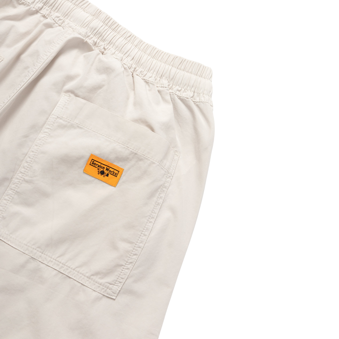 SERVICE WORKS POPLIN CHEF SHORT - SALT