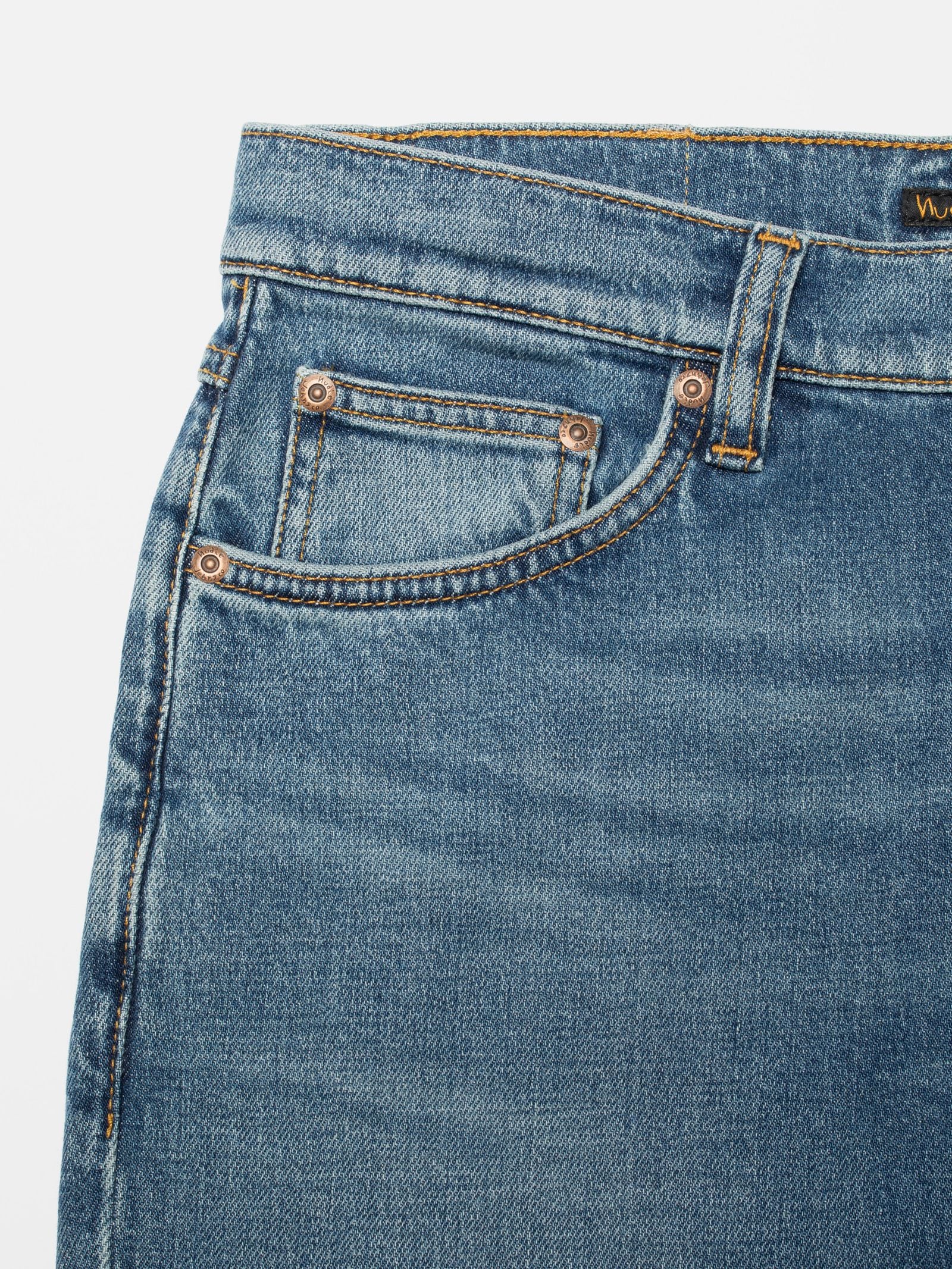 Nudie Jeans Solid Ollie — Blue Blur — view 4