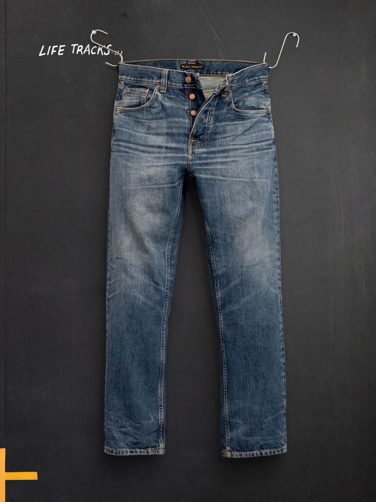 Nudie Jeans Rad Rufus — Sand Tracks — front view