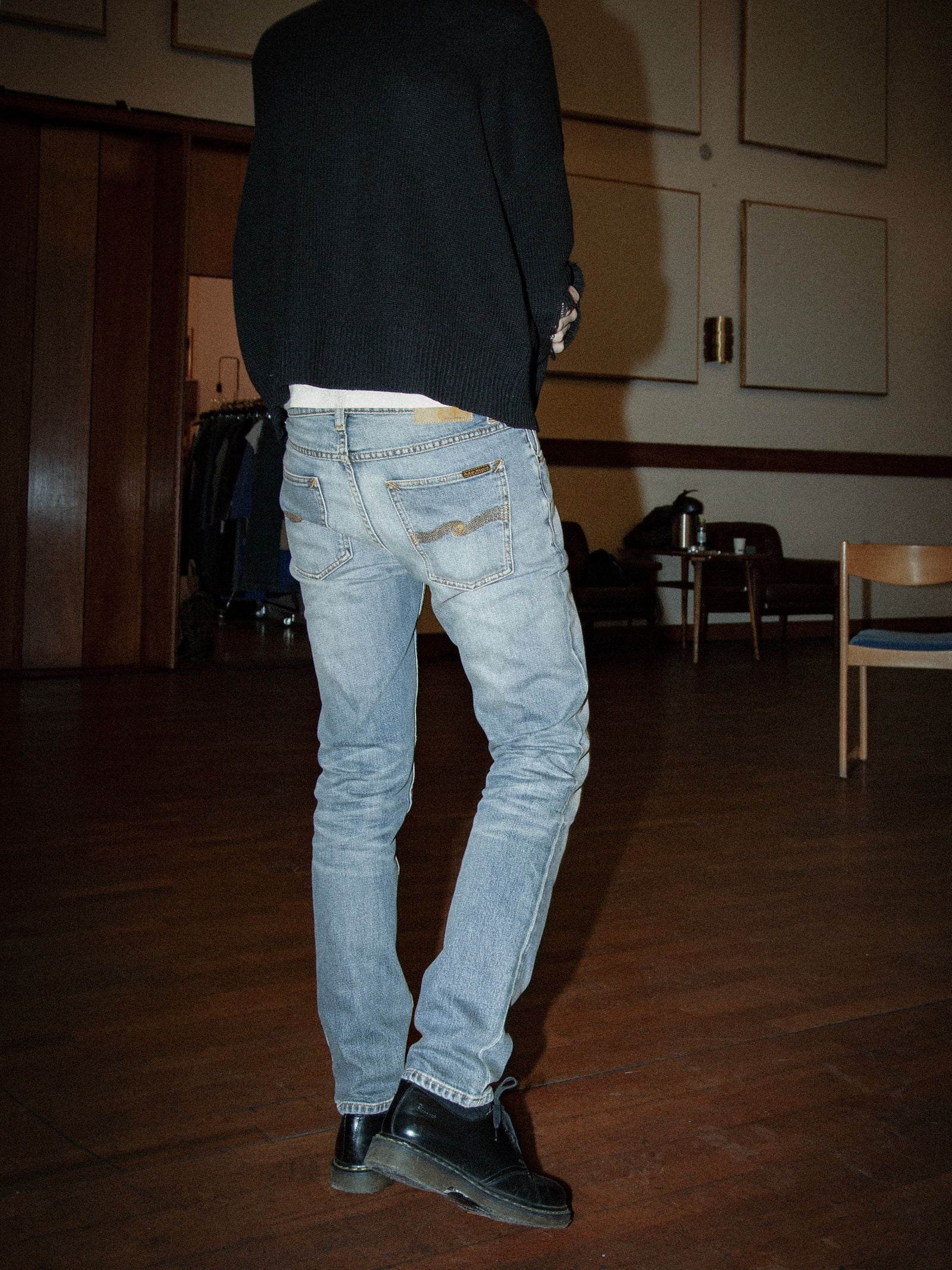 Nudie Jeans Solid Ollie — Salt Water — view 2