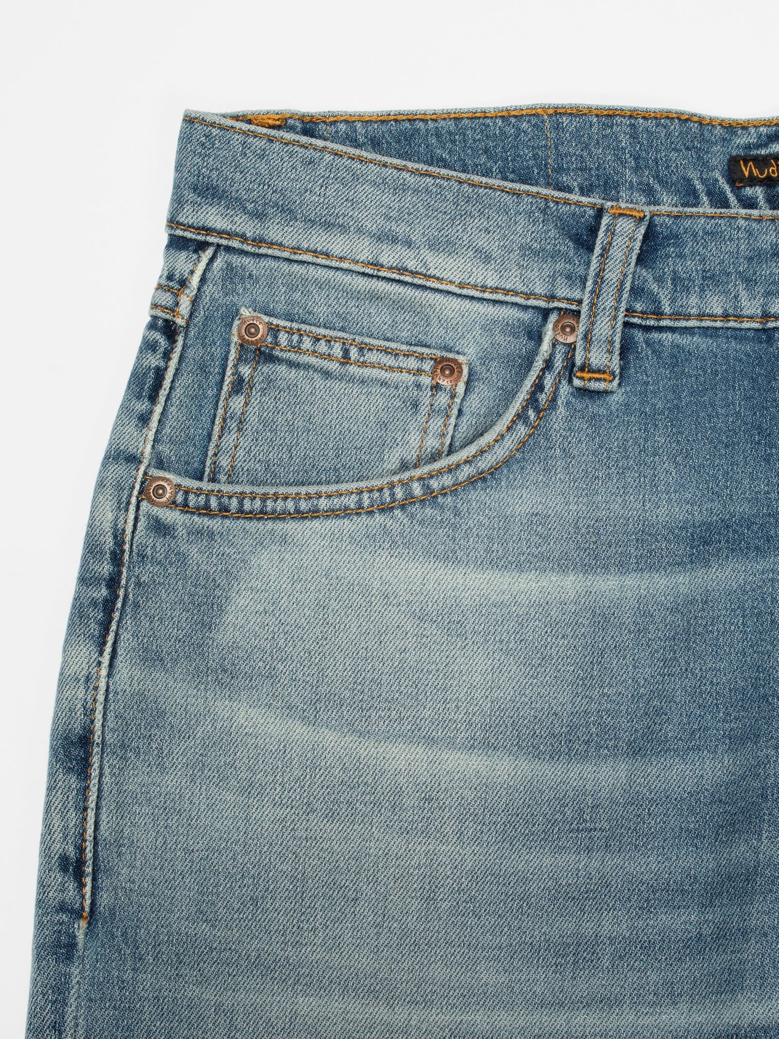 Nudie Jeans Solid Ollie — Salt Water — view 5