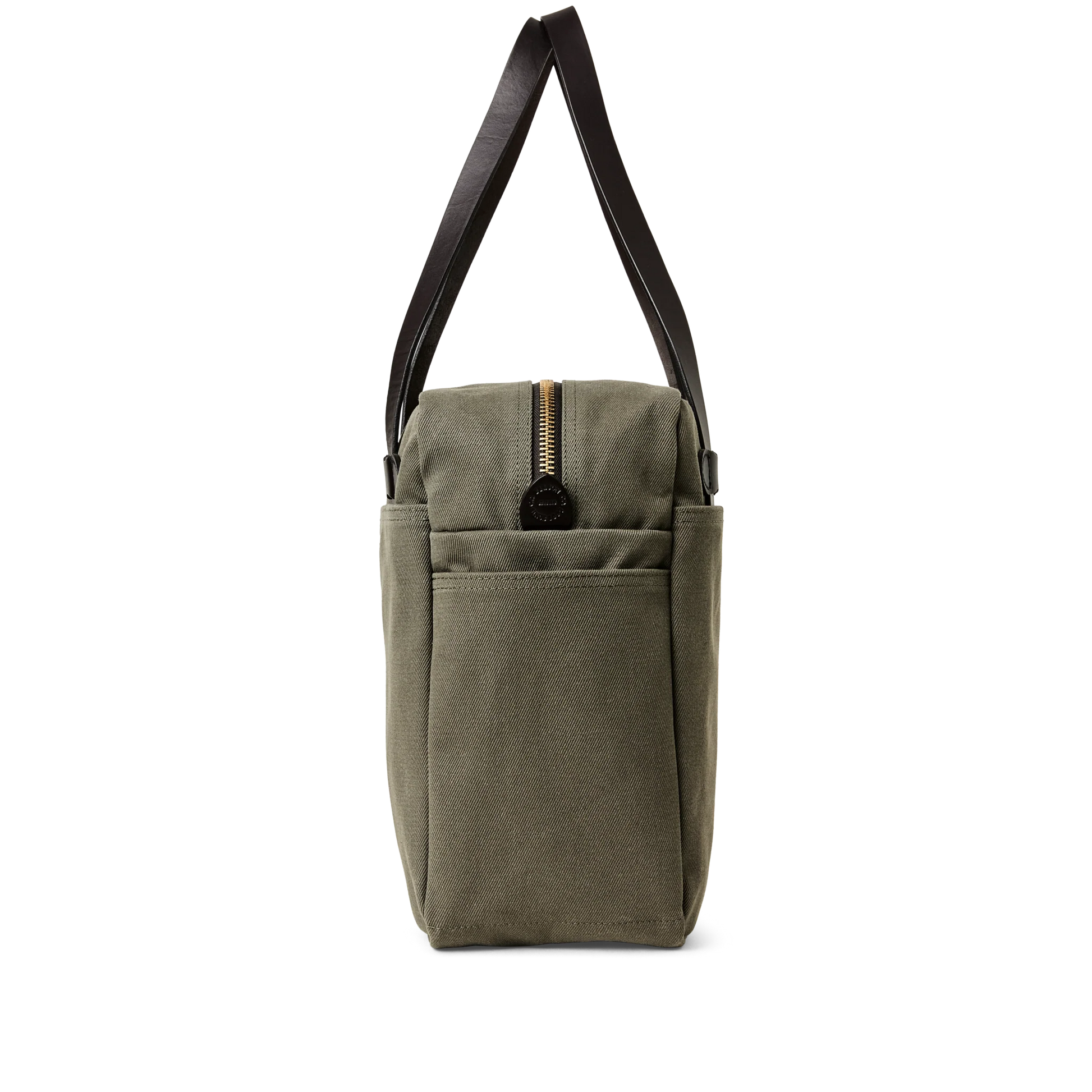 FILSON RUGGED TWILL ZIPPER TOTE BAG - OTTER GREEN