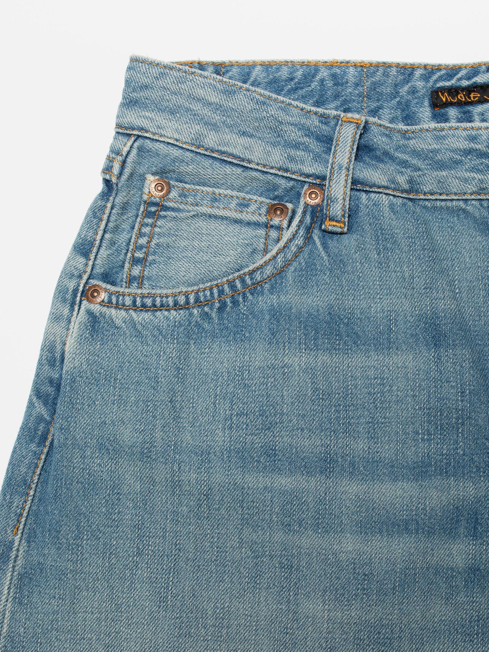 Nudie Jeans Sonic Sue — Blue Wave — view 5