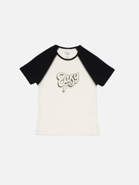 [PRE-ORDER] Eve T-Shirt Take It Easy Offwhite/Black