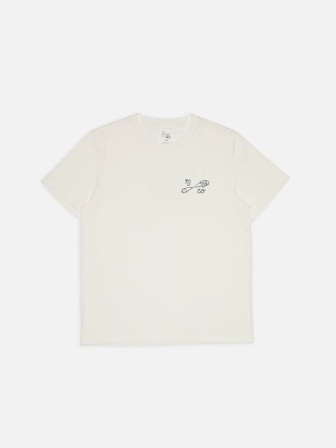 [PRE-ORDER] Roy T-Shirt NJCO Pin Chalk White