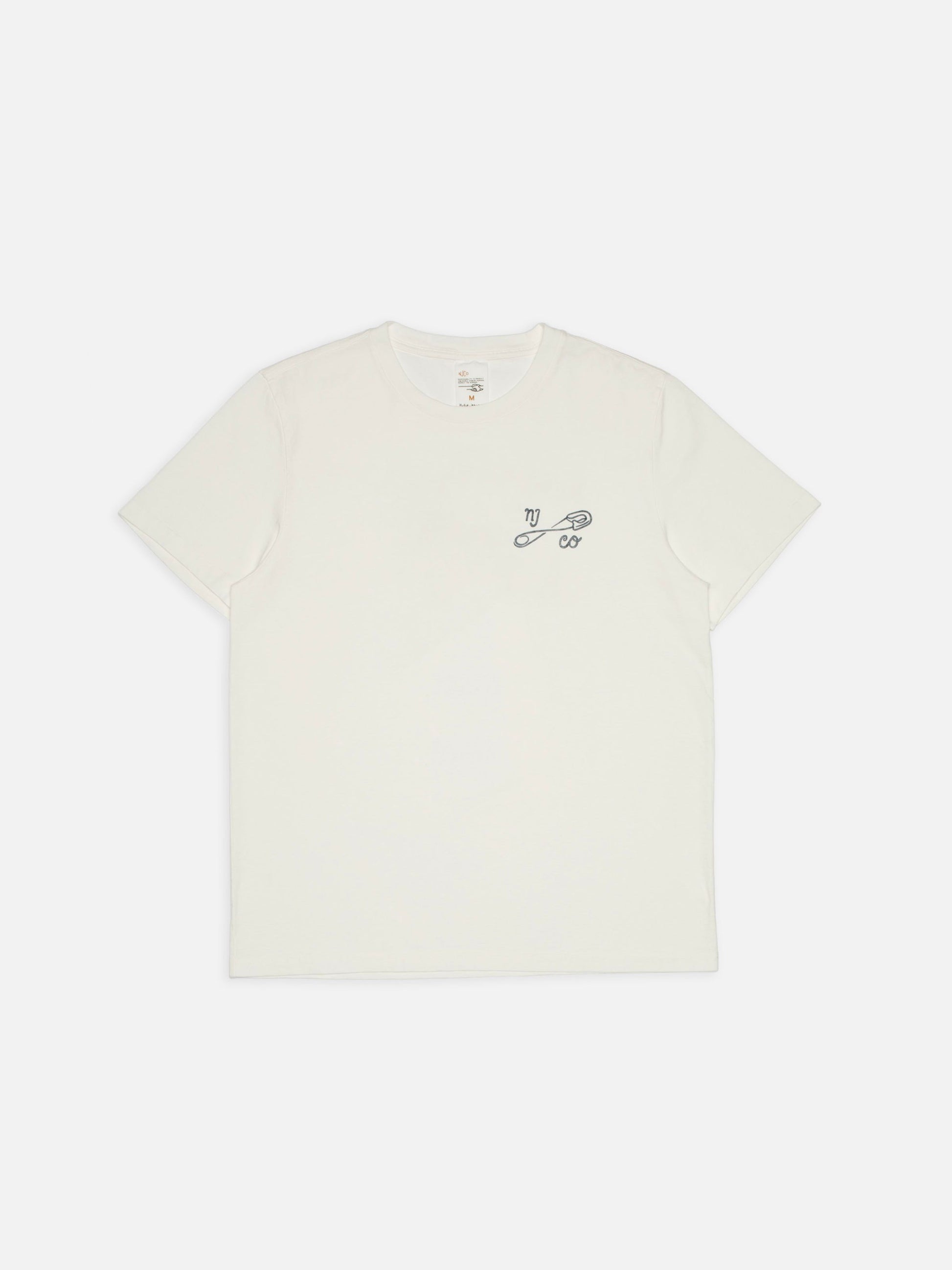 [PRE-ORDER] Roy T-Shirt NJCO Pin Chalk White