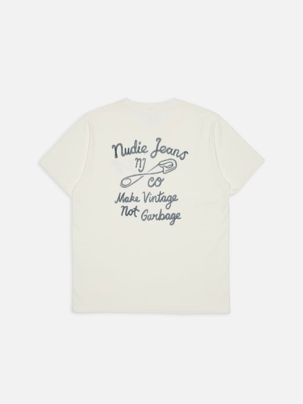 [PRE-ORDER] Roy T-Shirt NJCO Pin Chalk White