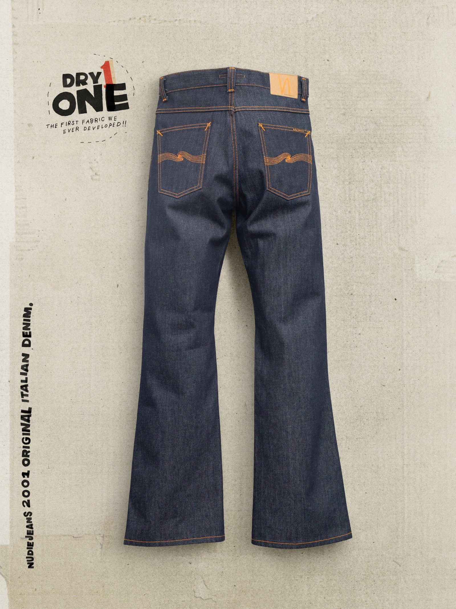NUDIE JEANS FLARE GLENN - DRY ONE