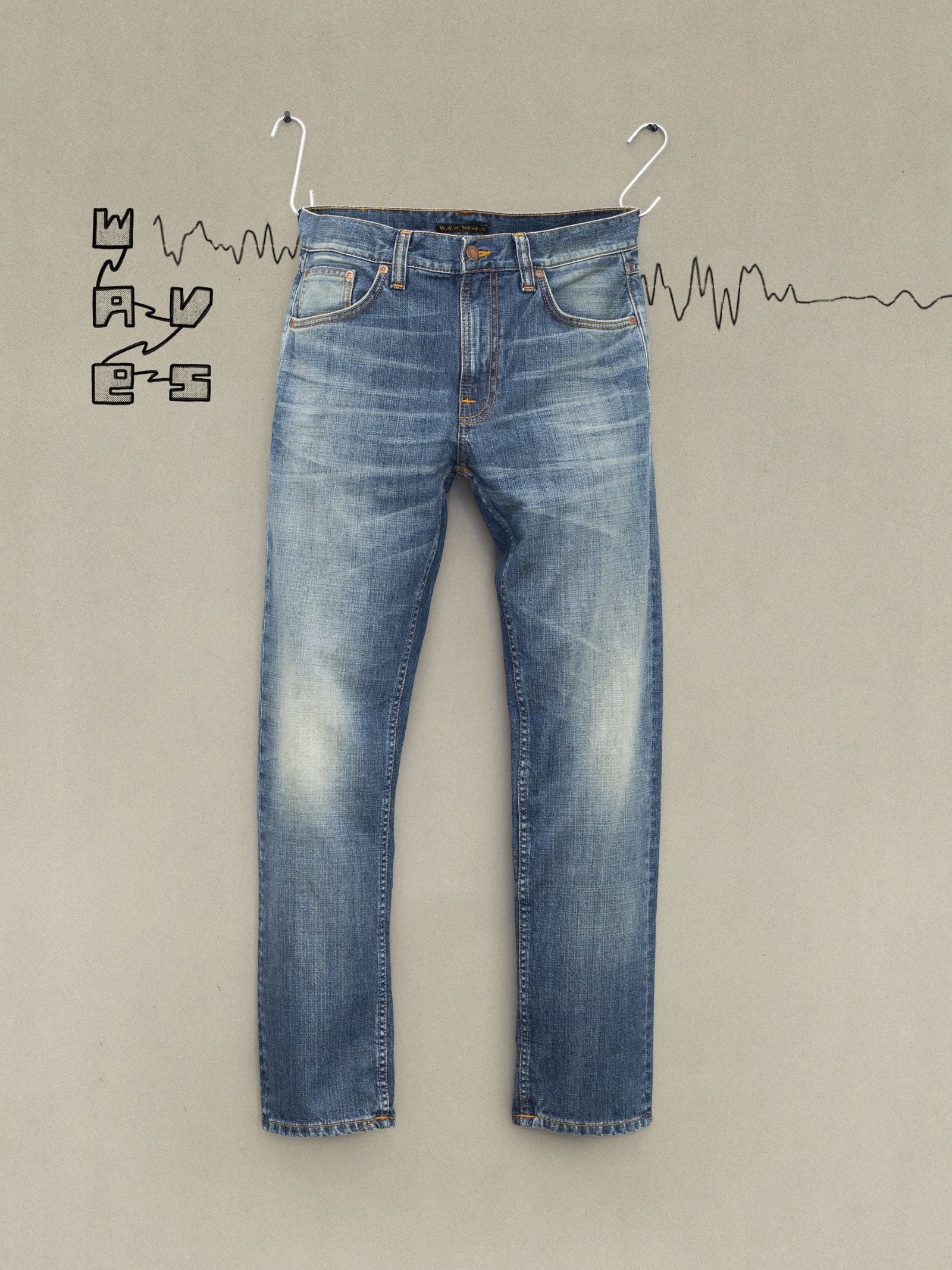 NUDIE JEANS GRITTY JACKSON - TIDAL WAVES