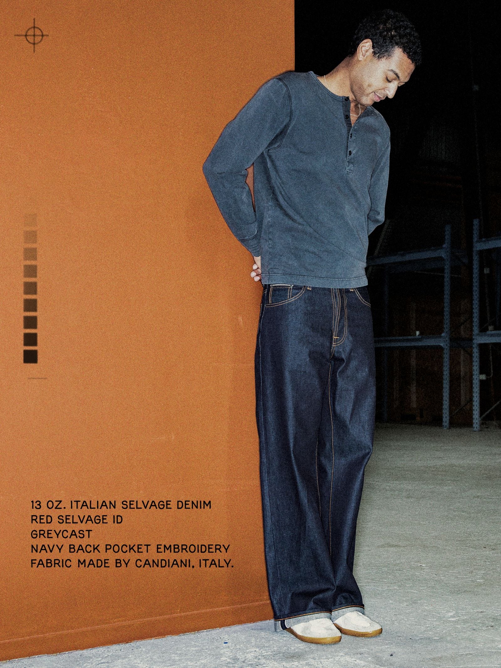 NUDIE JEANS LOUD LARRY - DRY LIGHTNING SELVAGE