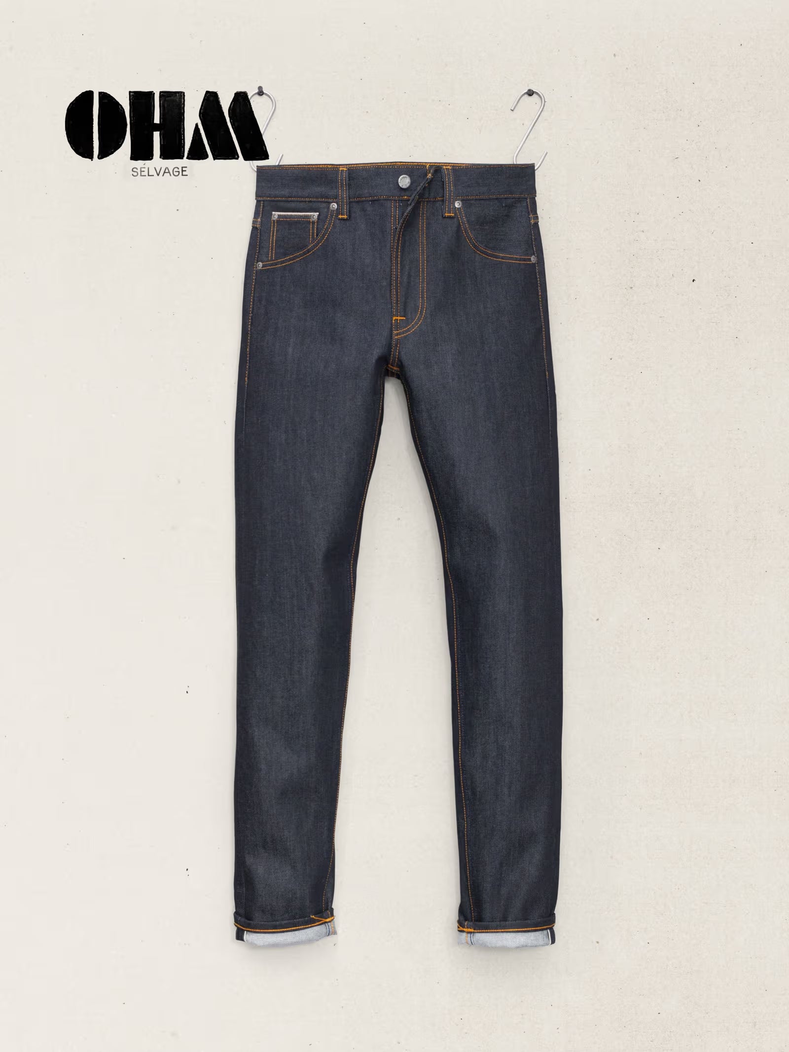 NUDIE JEANS LEAN DEAN - DRY OHM SELVAGE