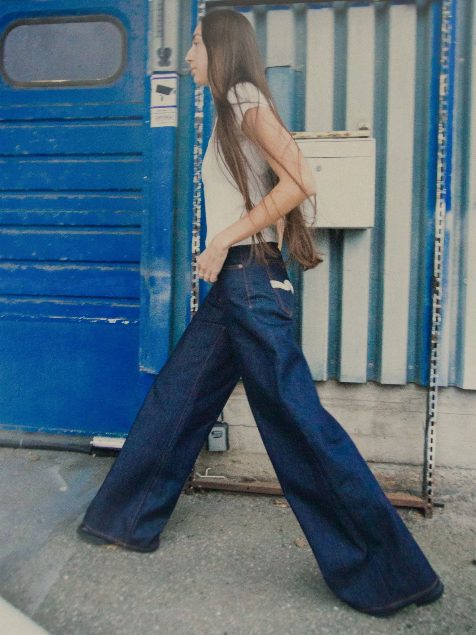 NUDIE JEANS SONIC SUE - DRY ECRU WAVES