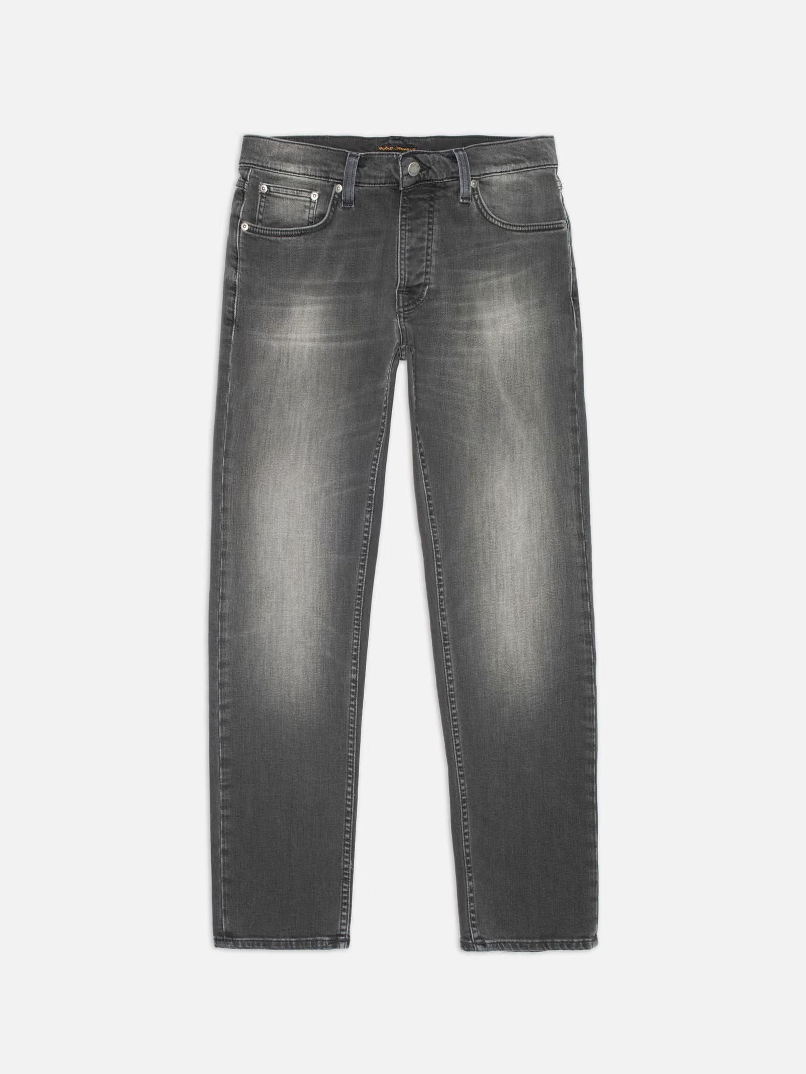 NUDIE JEANS SOLID OLLIE - BLACK MIST