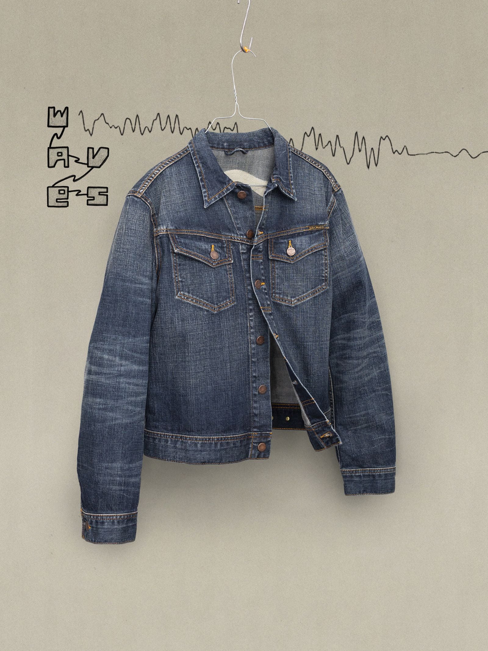 NUDIE JEANS CONNY DENIM JACKET - BIG WAVE