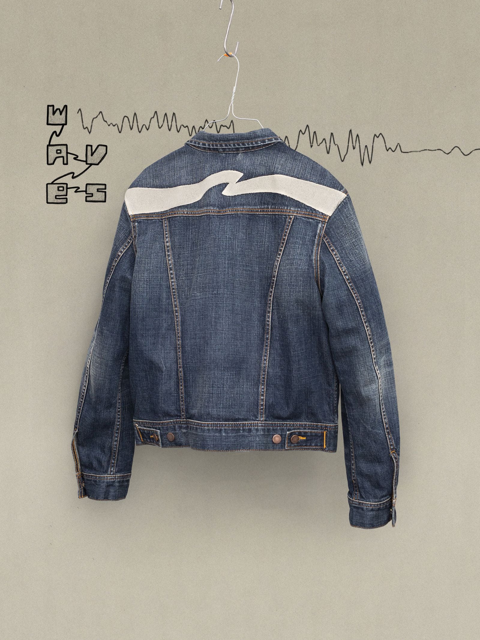NUDIE JEANS CONNY DENIM JACKET - BIG WAVE