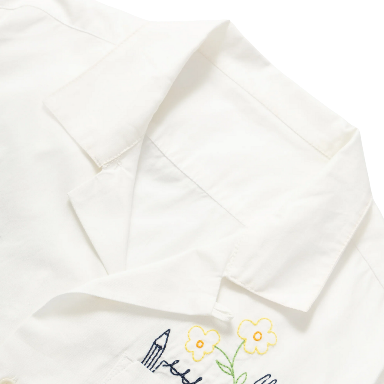 SERVICE WORKS LIGHT TWILL NECESSITIES SHIRT - OFF WHITE