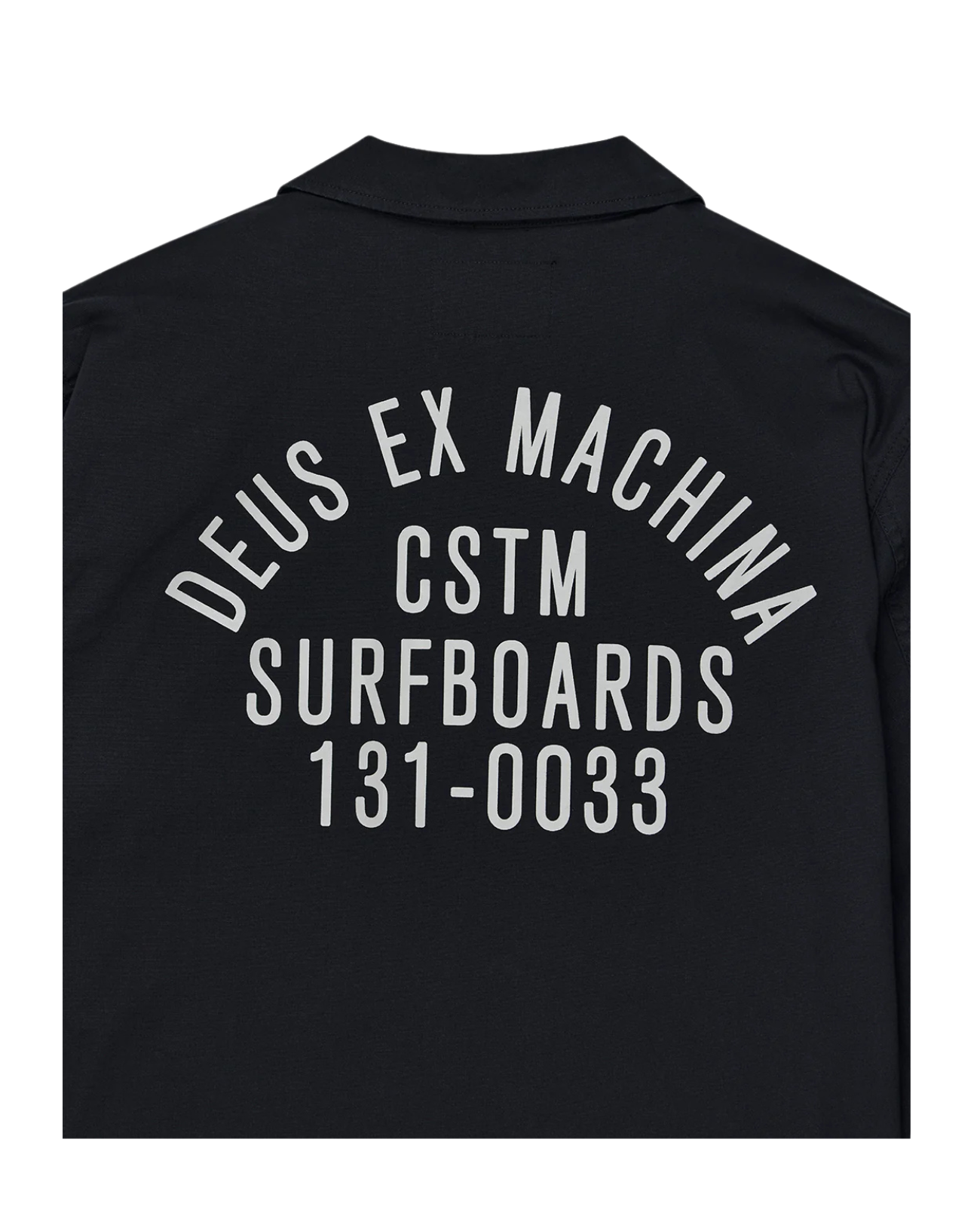 DEUS EX MACHINA TOMMY POPLIN SURF SHIRT - BLACK