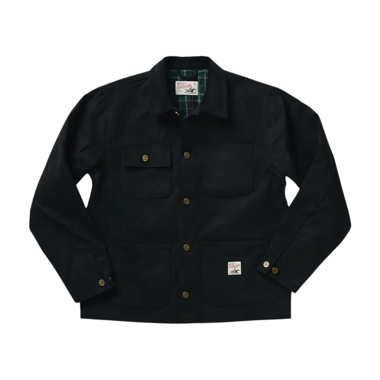 TELLURIDE WANDERER CHORE COAT - BLACK