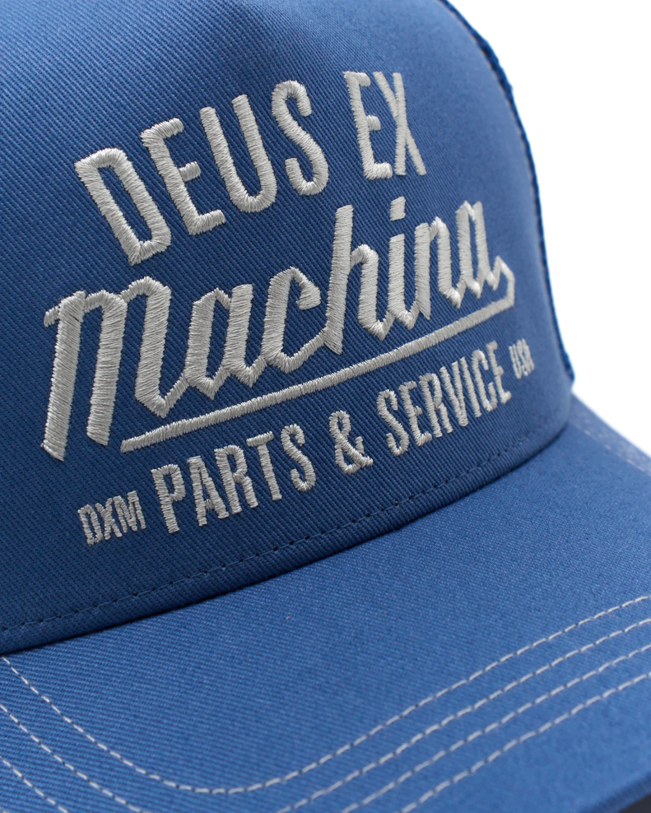 DEUS EX MACHINA OVERBITE TRUCKER - MECHANIC BLUE