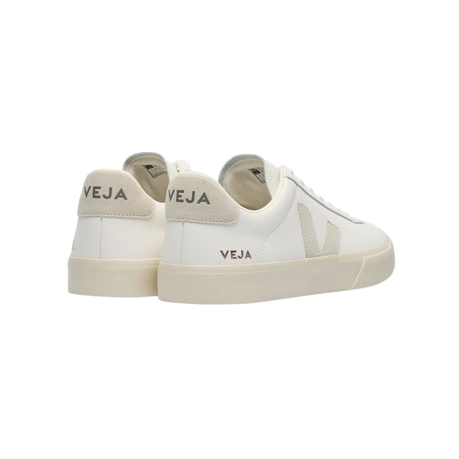 VEJA CAMPO - EXTRA-WHITE/NATURAL-SUEDE