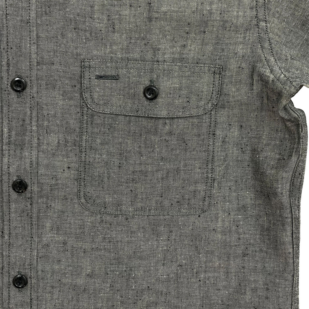 DRY BONES NEP WORK SHIRT - GRAY