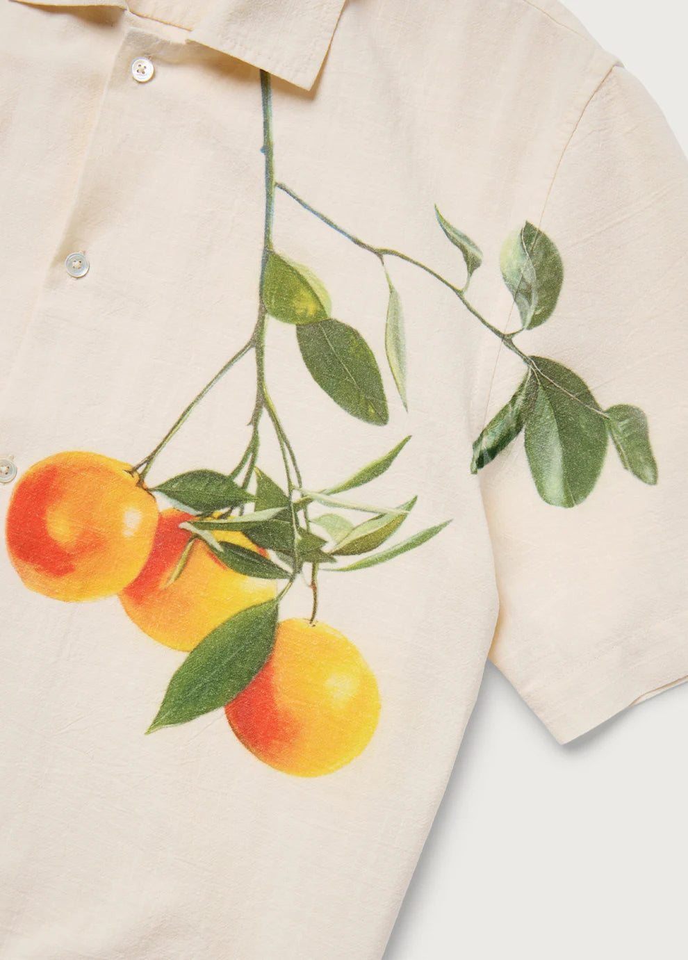 ONE OF THESE DAYS ANGEL OF THE FIELD CAMP SHIRT - IVORY