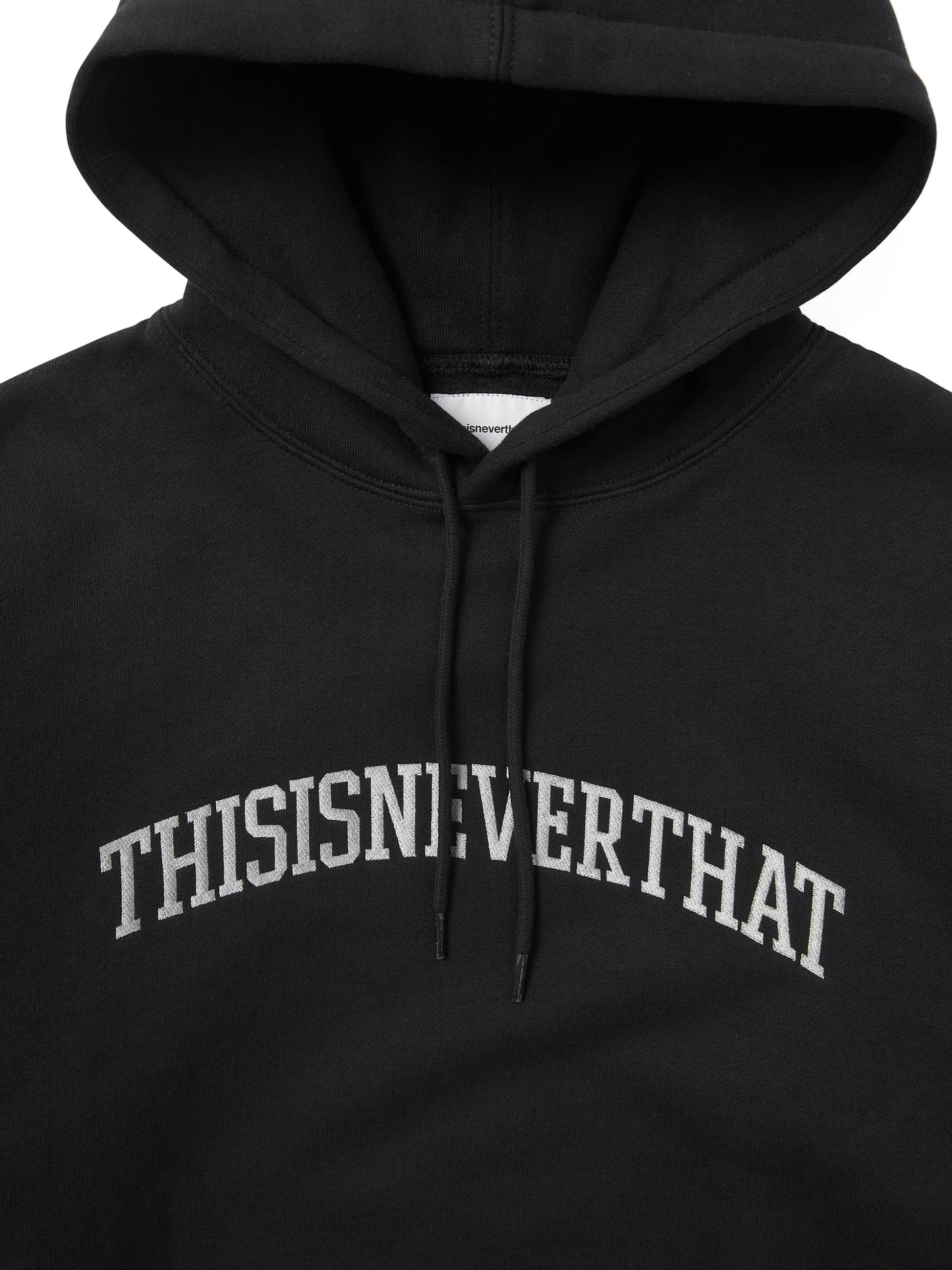 THISISNEVERTHAT - ARCH-LOGO HOODIE - BLACK
