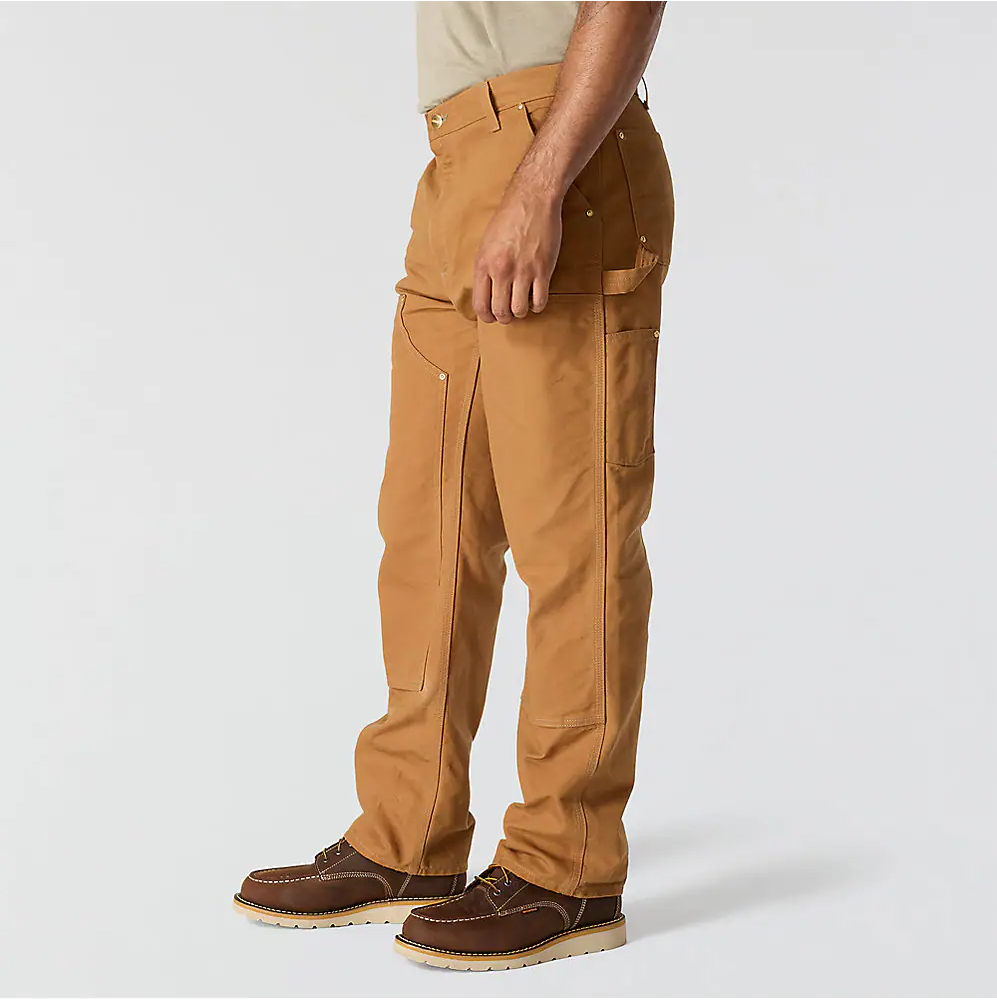 CARHARTT B01 LOOSE STRAIGHT FIRM DUCK DOUBLE-FRONT DUNGAREE - CARHARTT BROWN