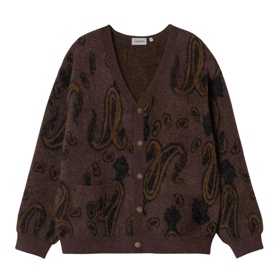 CARHARTT WIP MEDFORD CARDIGAN - PAISLEY JACQUARD/BUCKEYE