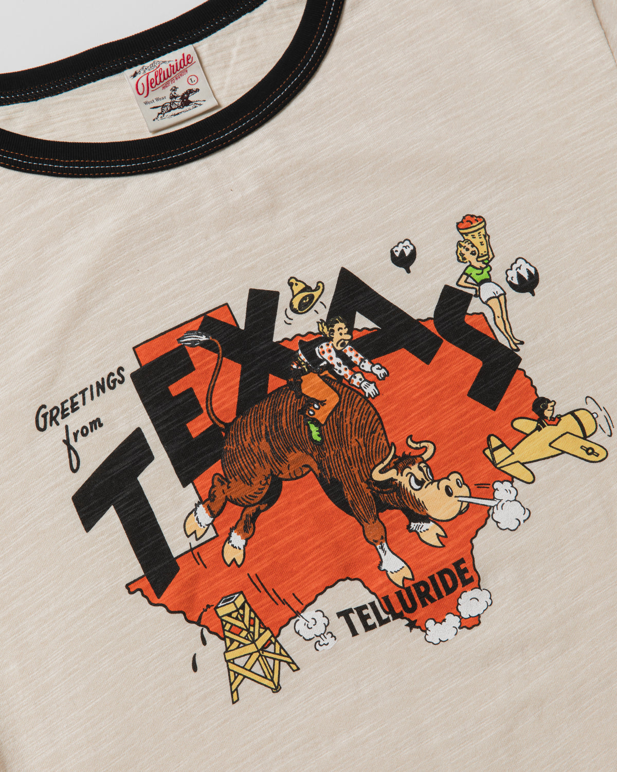 TELLURIDE BULL SHIRT TEE - BLACK