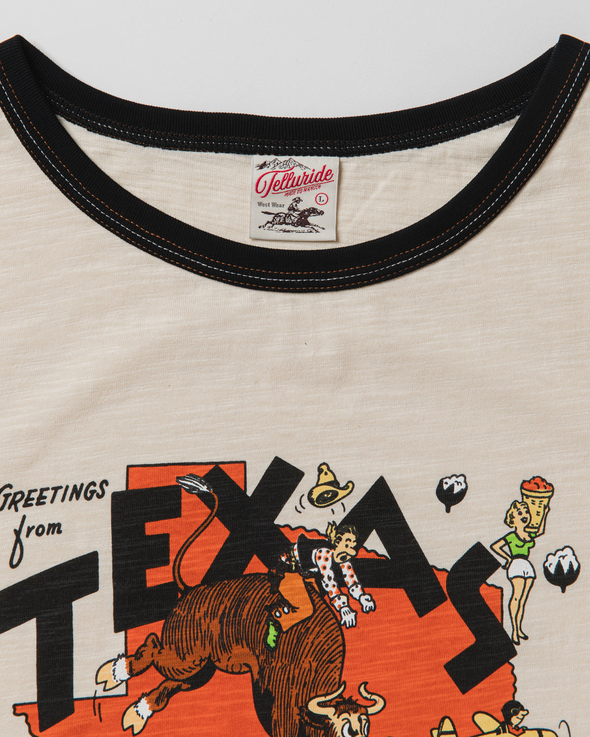 TELLURIDE BULL SHIRT TEE - BLACK